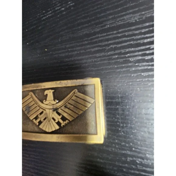 Vintage InStyle 1978 Brass Eagle Belt Buckle Made in USA No 1157 - Picture 3 of 7